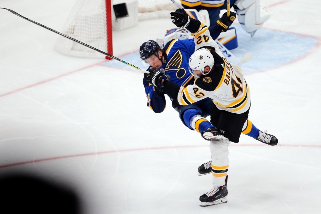 A deal hasn't presented itself to the Boston Bruins that makes sense to move David Backes.