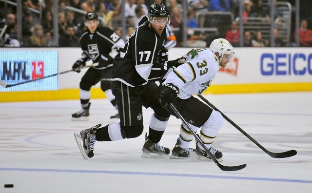 The Kings and Coyotes talked about a Jeff Carter for Alex Goligoski trade around the draft.
