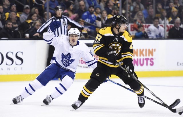 The Boston Bruins could use some cap space. Trading Torey Krug isn't their best option. An update on the Mitch Marner - Toronto Maple Leafs situation.