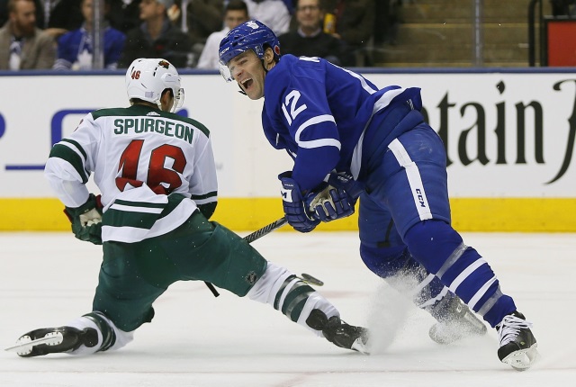 The Edmonton Oilers have talked to Patrick Marleau. The Minnesota Wild and Jared Spurgeon will start fresh with extension talks.