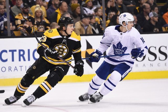 Are the Toronto Maple Leafs and Mitch Marner closing in on a bridge deal? The Boston Bruins and Charlie McAvoy are set to resume contract talks.