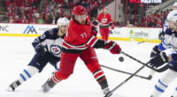 Justin Faulk trying to approach things as if he won't be traded. Winnipeg Jets trade rumors will involve Faulk and Rasmus Ristolainen.