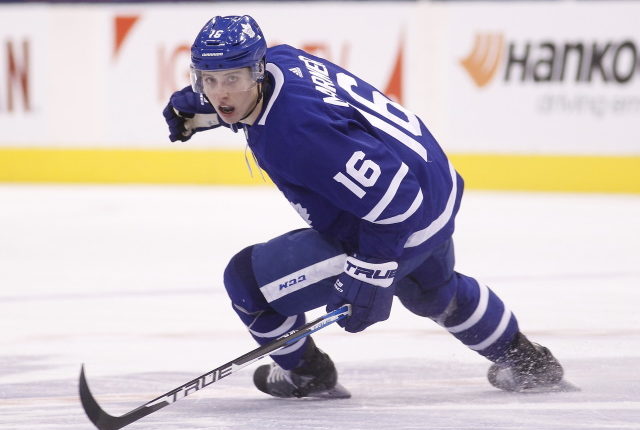 Mitch Marner is thinking a big three-year deal. The Toronto Maple Leafs are thinking in the seven-eight year range.
