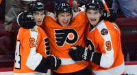 The Philadelphia Flyers are talking to RFAs Ivan Provorov and Travis Konecny