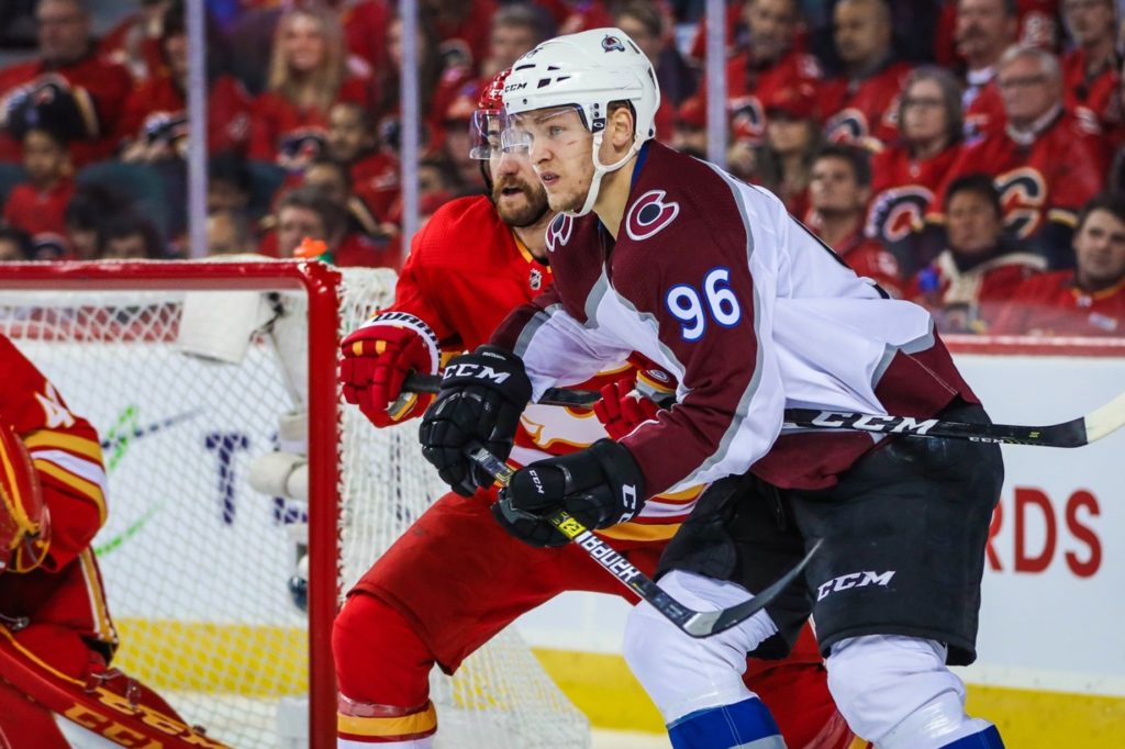Colorado Avalanche forward Mikko Rantanen left last night's game early with a lower-body injury.