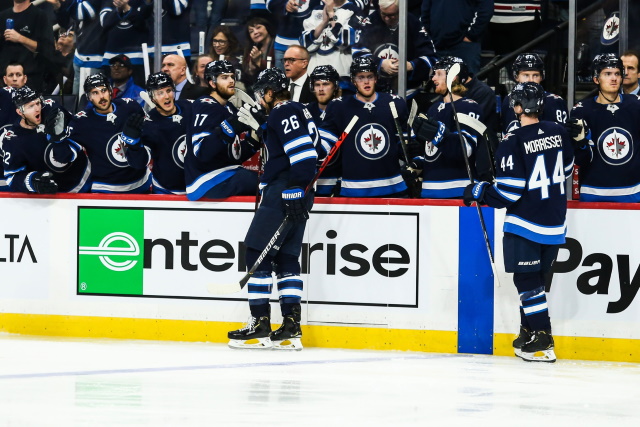 Blake Wheeler records his 700th NHL point. The third player to do so from the 2004 NHL draft.