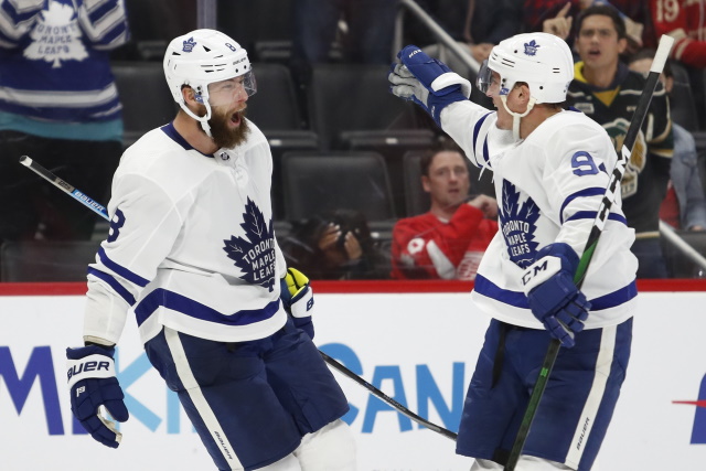 Jake Muzzin and Tyson Barrie are two of three pending UFA defensemen for the Toronto Maple Leafs