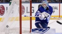 The Toronto Maple Leafs are not in the goalie market ... for now at least.