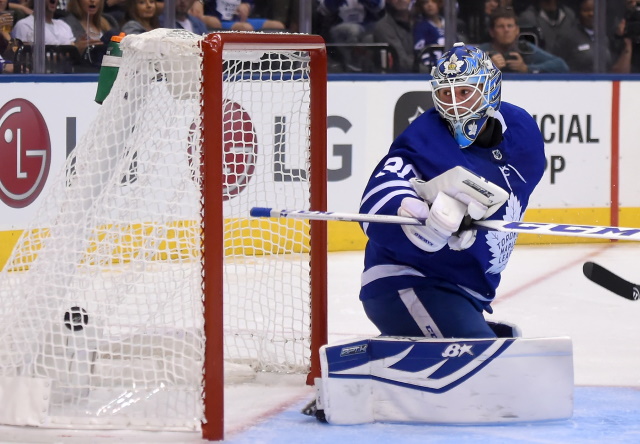 The Toronto Maple Leafs are not in the goalie market ... for now at least.