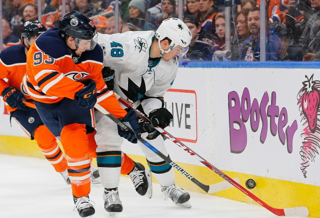 Ryan Nugent-Hopkins out this weekend after a hand procedure. Thomas Hertl doubtful for tonight.