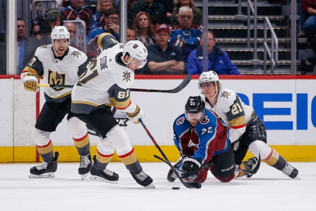 The Vegas Golden Knights entered last night's game with a 9-9-3 record after winning six of their first nine games.