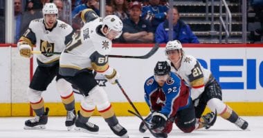 The Vegas Golden Knights entered last night's game with a 9-9-3 record after winning six of their first nine games.