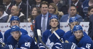 The Toronto Malpe Leafs aren't close to firing coach Mike Babcock.