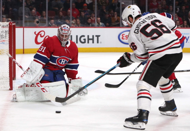 The Montreal Canadiens are looking for some blue line help. Are they looking at Chicago Blackhawks Erik Gustafsson?