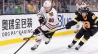 The Chicago Blackhawks have been scouting the Boston Bruins and Buffalo Sabres.