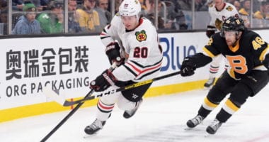 The Chicago Blackhawks have been scouting the Boston Bruins and Buffalo Sabres.