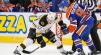 Patrice Bergeron expected to skate today. Ryan Nugent-Hopkins may not be far off.