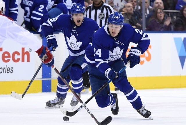 Do the Maple Leafs use their depth at forward to improve their blue line? What are other areas of need and what are their options?