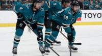 The San Jose Sharks could make Brenden Dillon and Melker Karlsson available.
