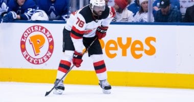 P.K. Subban hasn't asked the New Jersey Devils for a trade.