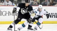 Sidney Crosby still going through the rehab process. Logan Couture has a small fracture in his left ankle
