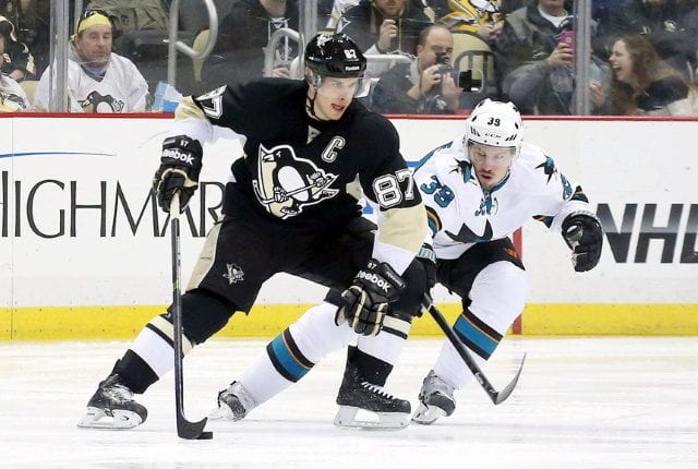 Sidney Crosby still going through the rehab process. Logan Couture has a small fracture in his left ankle