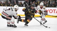 The Vegas Golden Knights could use another defenseman. What about Chicago Blackhawks Erik Gustafsson.