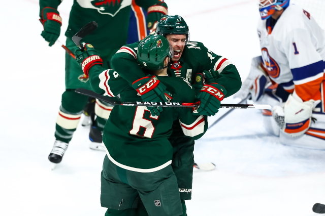 The Minnesota Wild and New York Islanders were working on a trade that involved Zach Parise and Andrew Ladd.