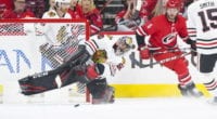 The Chicago Blackhawks might have a goaltender for the Carolina Hurricanes