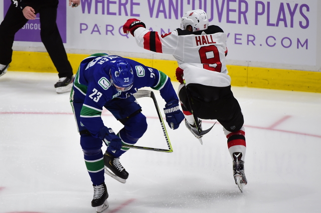 It's doubtful Taylor Hall gets moved. The Vancouver Canucks are looking to add ahead of the trade deadline.