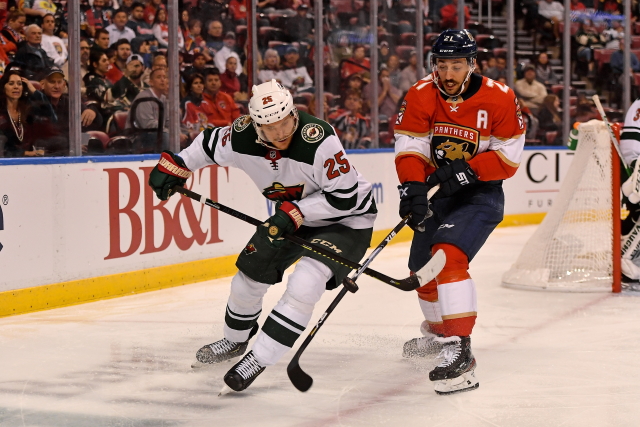 The Florida Panthers would listen on forward Vincent Trocheck. The Minnesota Wild would listen on Jonas Brodin.