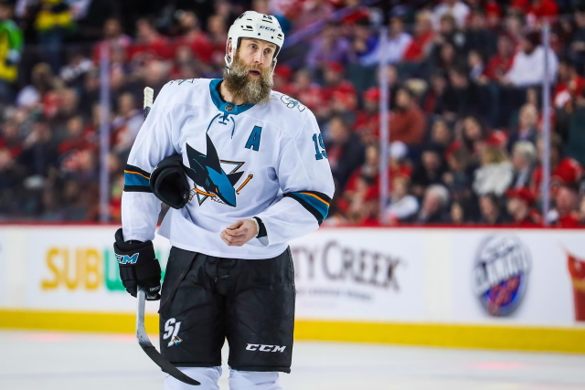 Joe Thornton had been hoping for a shot at the Stanley Cup.