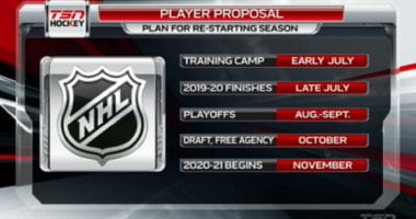 NHL players are also thinking about scheduling and are coming up with their own ideas for the rest of the season and playoffs.