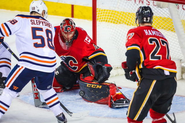 Calgary Flames looking at another free agent forward. Could the Edmonton Oilers bring Anton Slepyshev back?