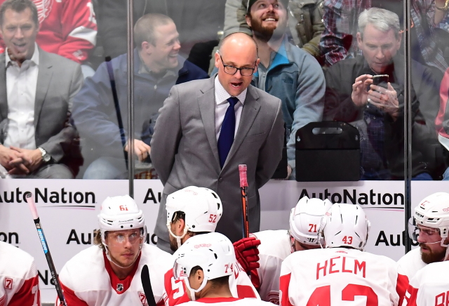 Detroit Red Wings' Coach Jeff Blashill Waits And Wonders What's Ahead For  The NHL - NHL Rumors