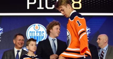 The Edmonton Oilers want 2019 first-round draft pick Philip Broberg to remain in Sweden next season.