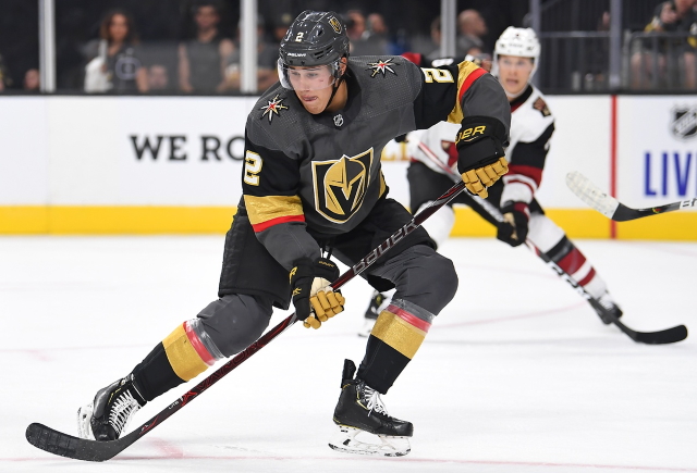 The Vegas Golden Knights have re-signed defenseman Zach Whitecloud