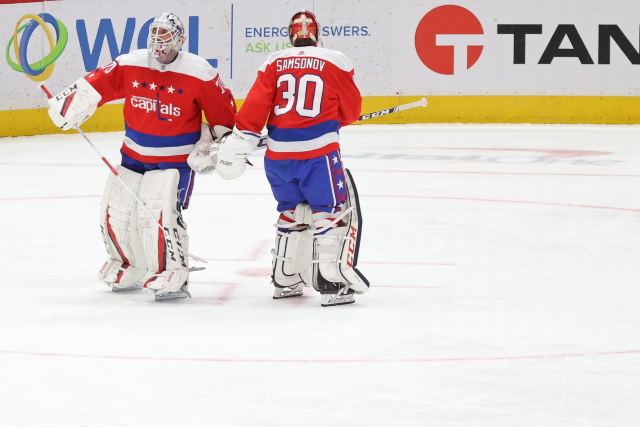 The Washington Capitals have a goaltending controversy