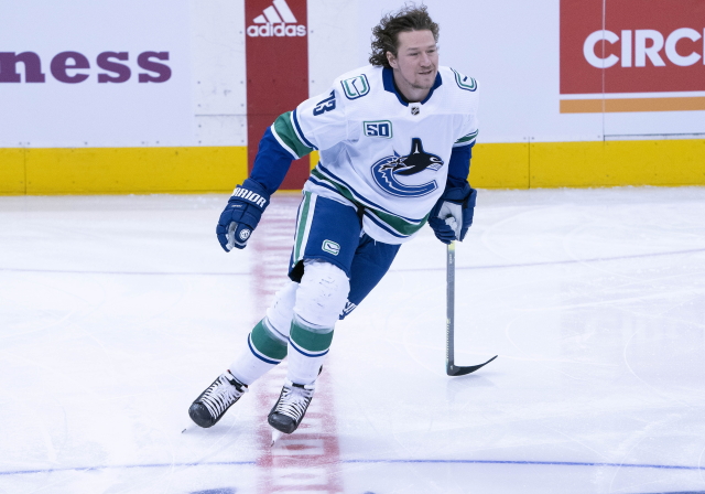 Vancouver Canucks pending free agent forward Tyler Toffoli