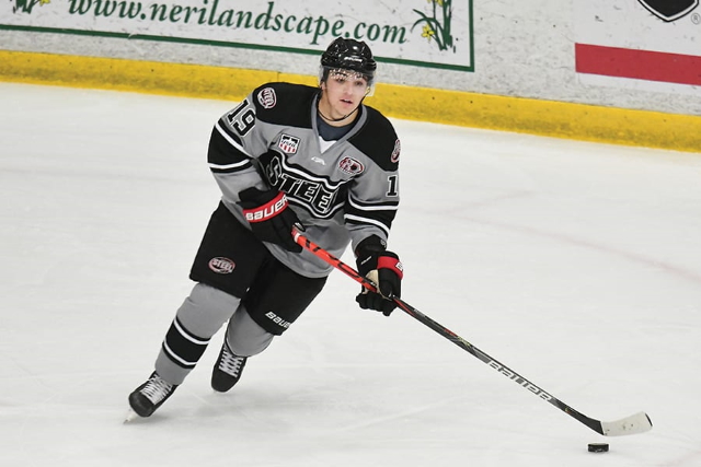 Brendan Brisson finished his USHL season with the Chicago Steel recording 24 goals and 35 assists in 45 games. He's been moving NHL draft rankings as the progressed.