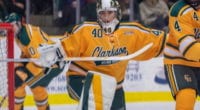 College free agent goaltender Frank Marotte from Clarkson is drawing some interest.