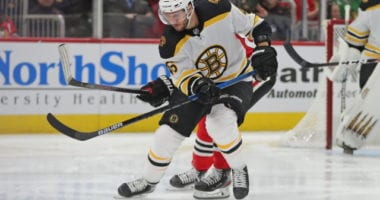 Boston Bruins forward David Krejci on having a year left on his contract.