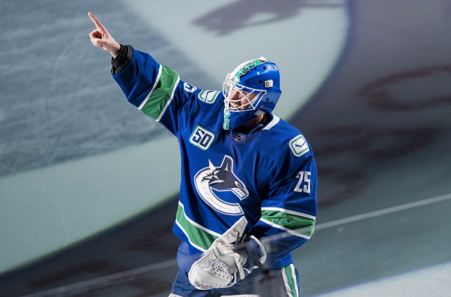 Jacob Markstrom hopes to be back with the Canucks next year but a deal is secondary right now