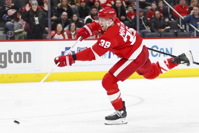 Restricted free agent Anthony Mantha is not stressed about his next contract yet