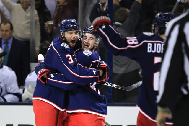 The Columbus Blue Jackets activate Seth Jones from the IR. Alexandre Texier remains on the IR.