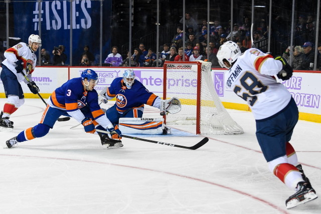 A look into the play-in matchup between the New York Islanders and the Florida Panthers. Each team's strengths, weaknesses, injury updates, and playoff prediction.