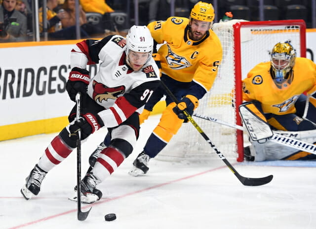 A look into the play-in matchup between the Nashville Predators and the Arizona Coyotes. Each team's strengths, weaknesses, injury updates, and playoff prediction.