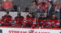 New Jersey Devils interim GM Tom Fitzgerald comments on their head coaching situation.