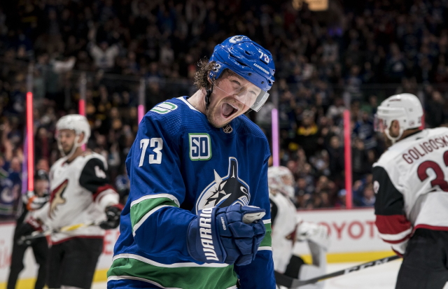 Tyler Toffoli could cost the Vancouver Canucks around $5 million a season on a long-term deal.