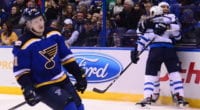 Vladimir Tarasenko said his shoulder is good as he takes to the ice. Chris Thorburn retires from the NHL.